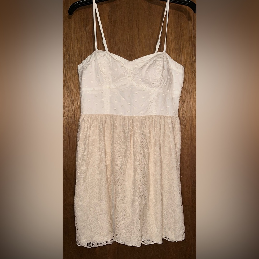 Two tone spaghetti strap dress